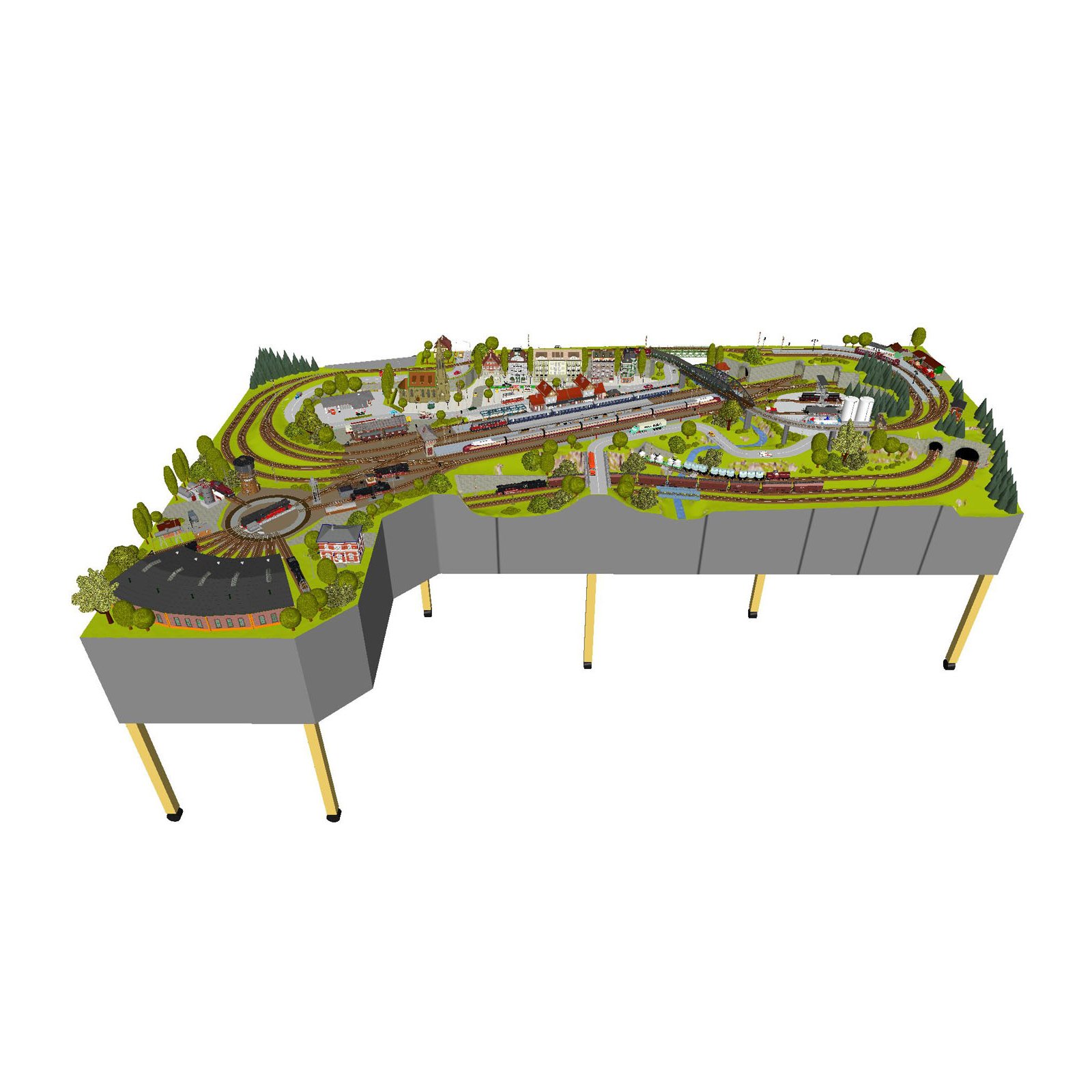 Falkenstein XL 400cm * 250 cm - 5 Ebenen