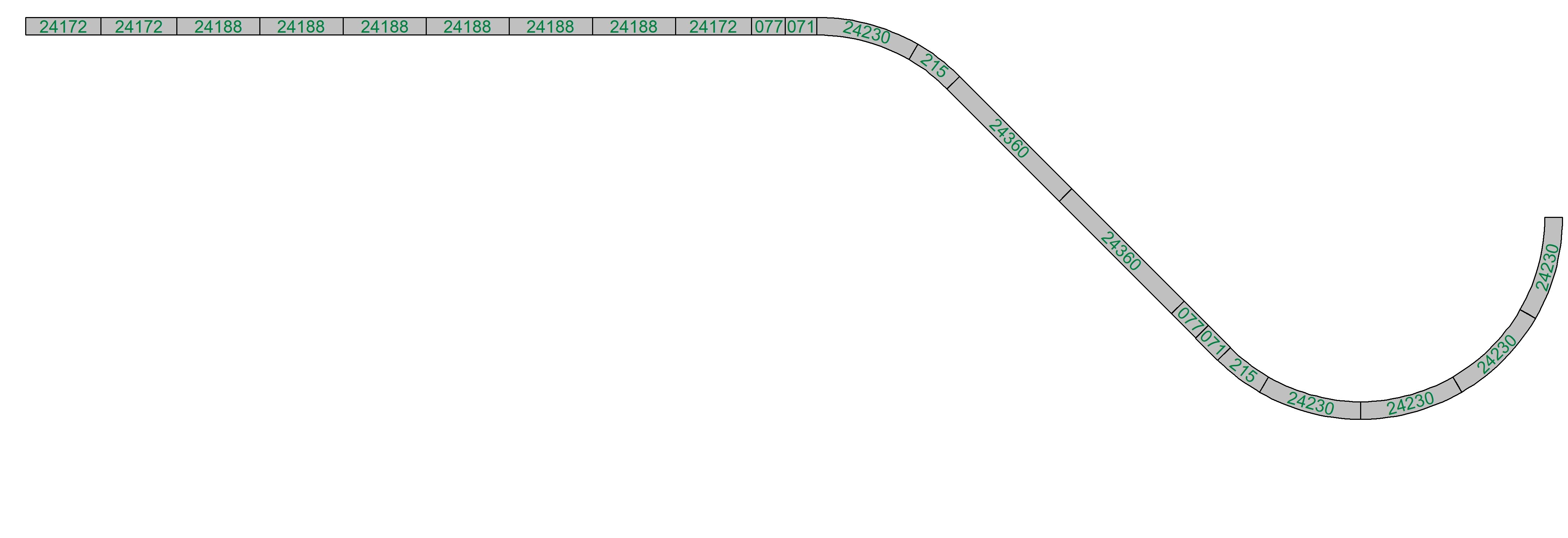 Blausee 400 x 120 cm